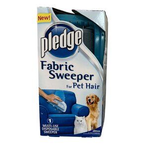 Pledge New Fabric Sweeper Pet Hair Multi-Use 1 Disposable Sweeper Roller